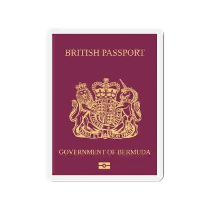 Bermuda Passport - Refrigerator Magnet - The Sticker Space