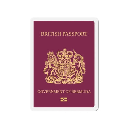 Bermuda Passport - Refrigerator Magnet - The Sticker Space