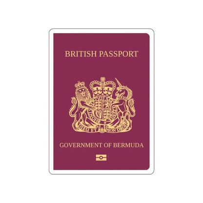 Bermuda Passport STICKER Vinyl Die-Cut Decal 4 Inch - The Sticker Space