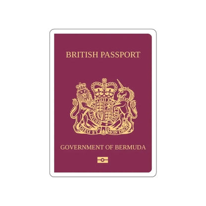 Bermuda Passport STICKER Vinyl Die-Cut Decal - The Sticker Space