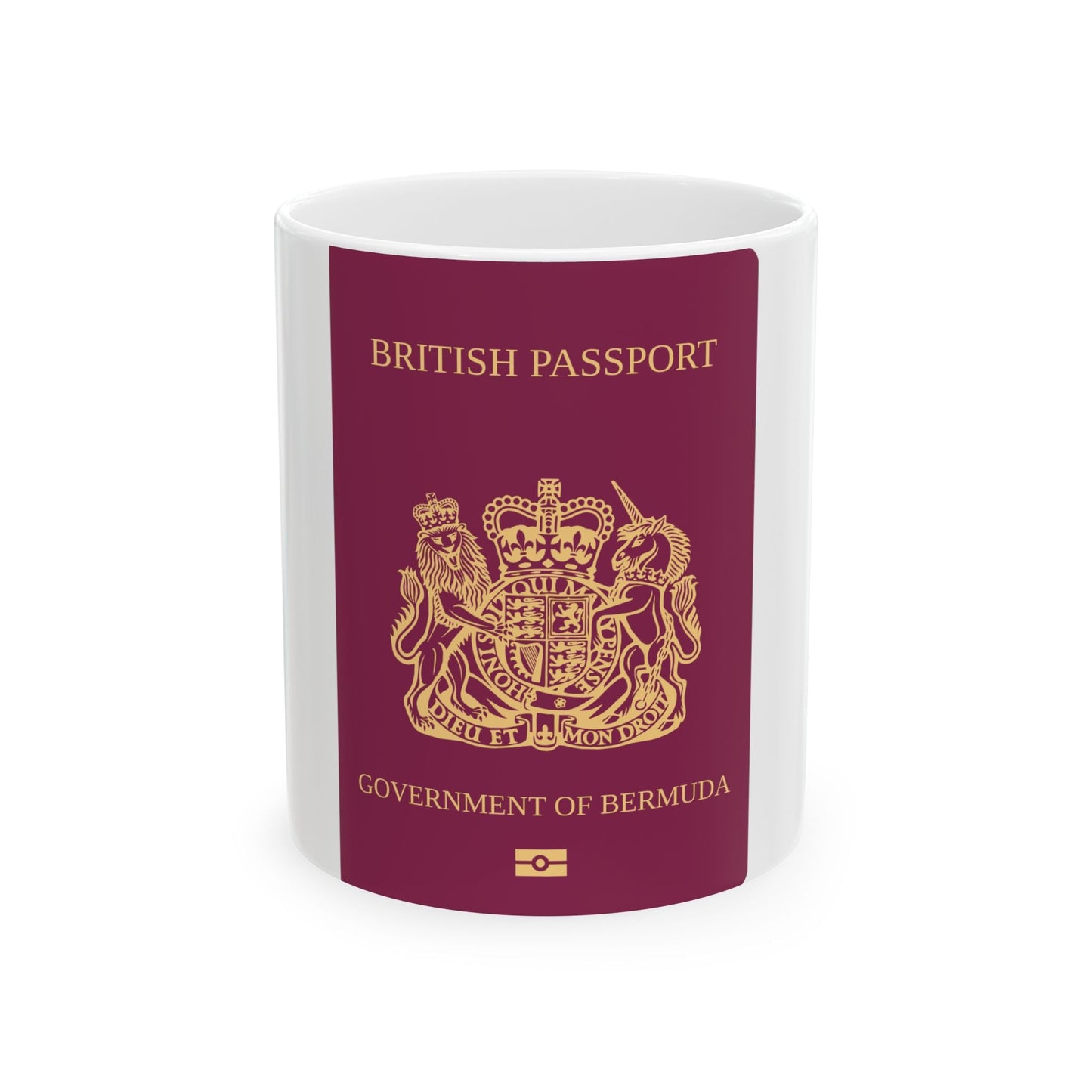 Bermuda Passport - White Coffee Mug