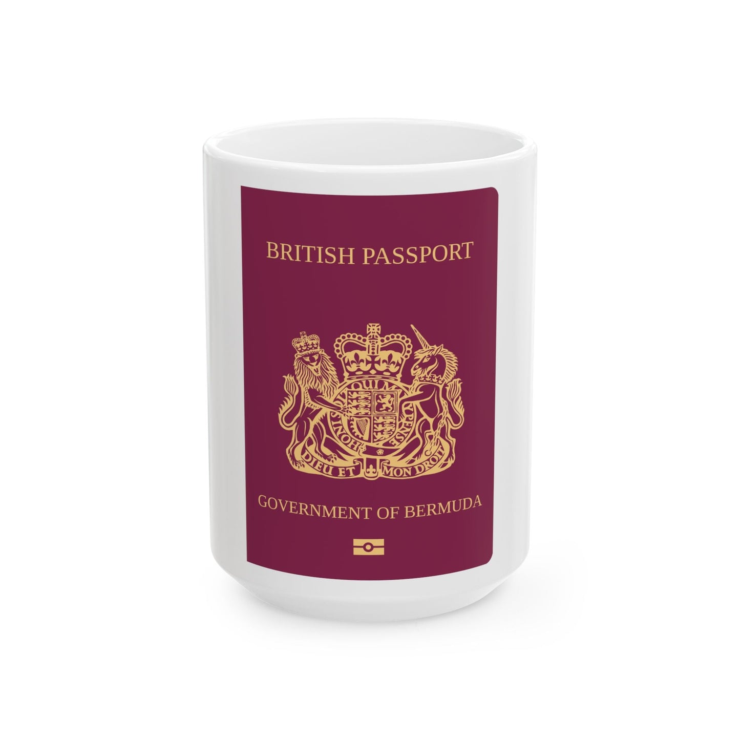 Bermuda Passport - White Coffee Mug