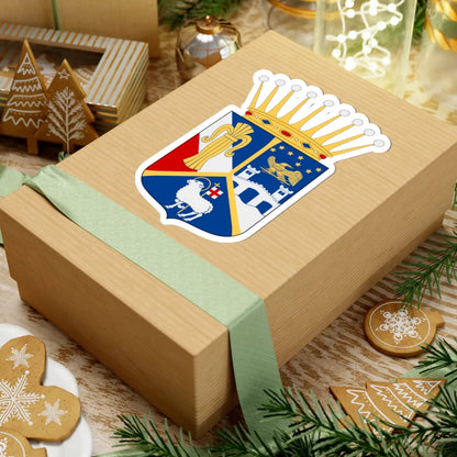 Bernadotte af Wisborg vapen (Sweden) (Coat of Arms) STICKER Vinyl Kiss-Cut Decal - The Sticker Space