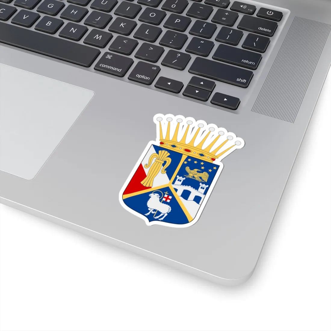 Bernadotte af Wisborg vapen (Sweden) (Coat of Arms) STICKER Vinyl Kiss-Cut Decal - The Sticker Space