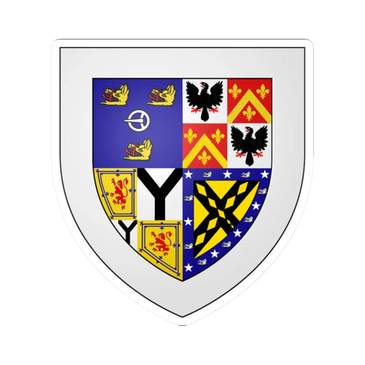 Bernard Fergusson Arms (New Zealand) (Coat of Arms) STICKER Vinyl Kiss-Cut Decal 2 Inch White - The Sticker Space