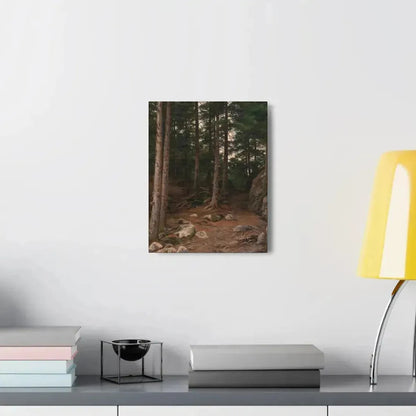 Berndt Lindholm (1841-1914) Sunset in the Forest - Canvas Wall Art - The Sticker Space