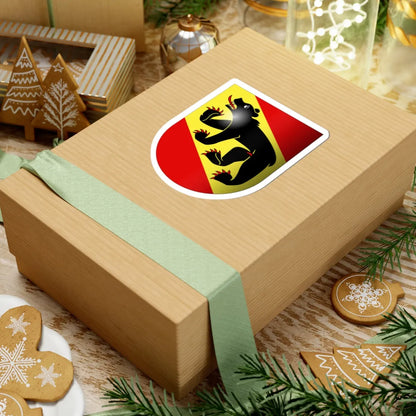 Berne-coat of arms 3d (Switzerland) (Coat of Arms) STICKER Vinyl Kiss-Cut Decal - The Sticker Space