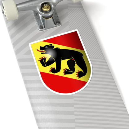 Berne-coat of arms 3d (Switzerland) (Coat of Arms) STICKER Vinyl Kiss-Cut Decal - The Sticker Space