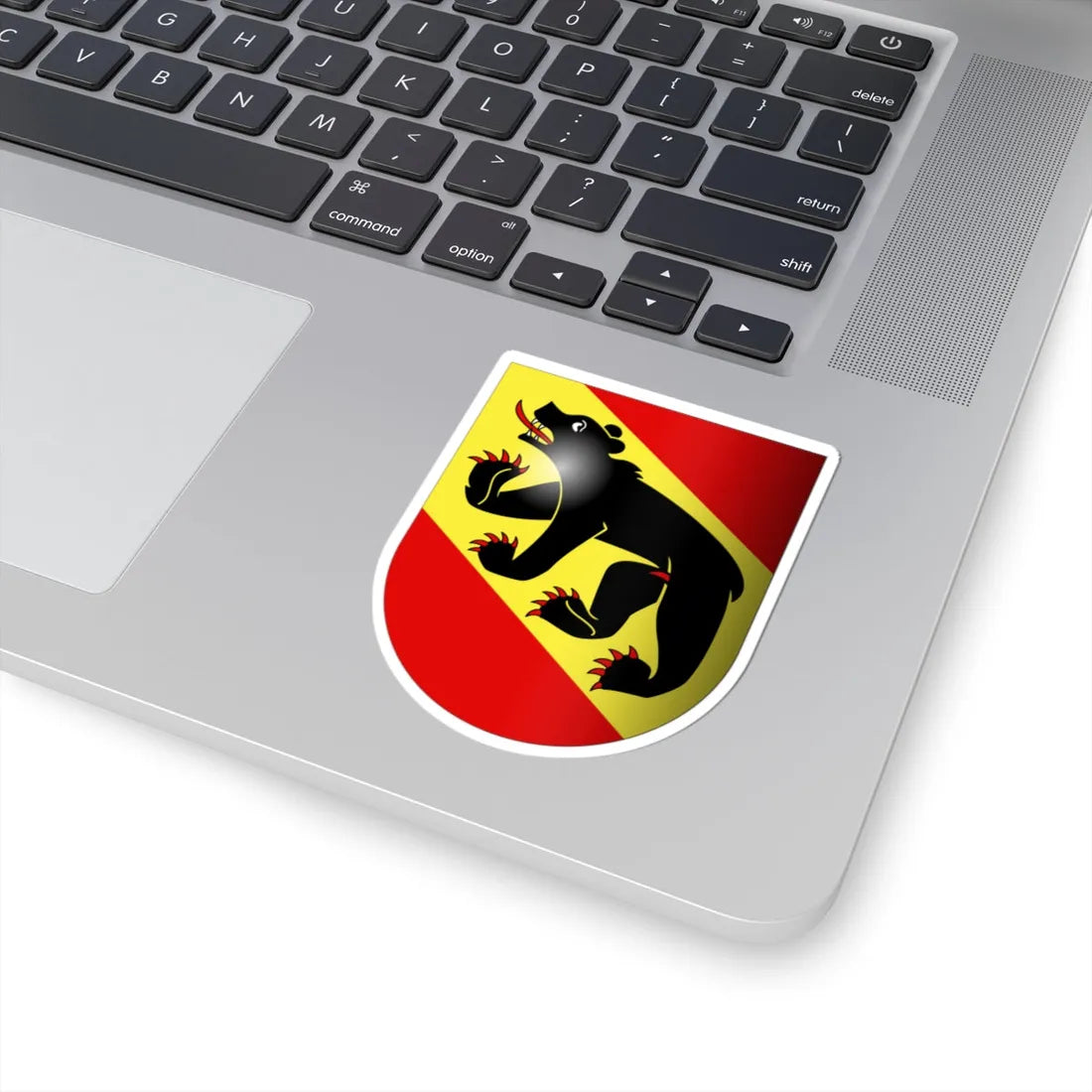 Berne-coat of arms 3d (Switzerland) (Coat of Arms) STICKER Vinyl Kiss-Cut Decal - The Sticker Space