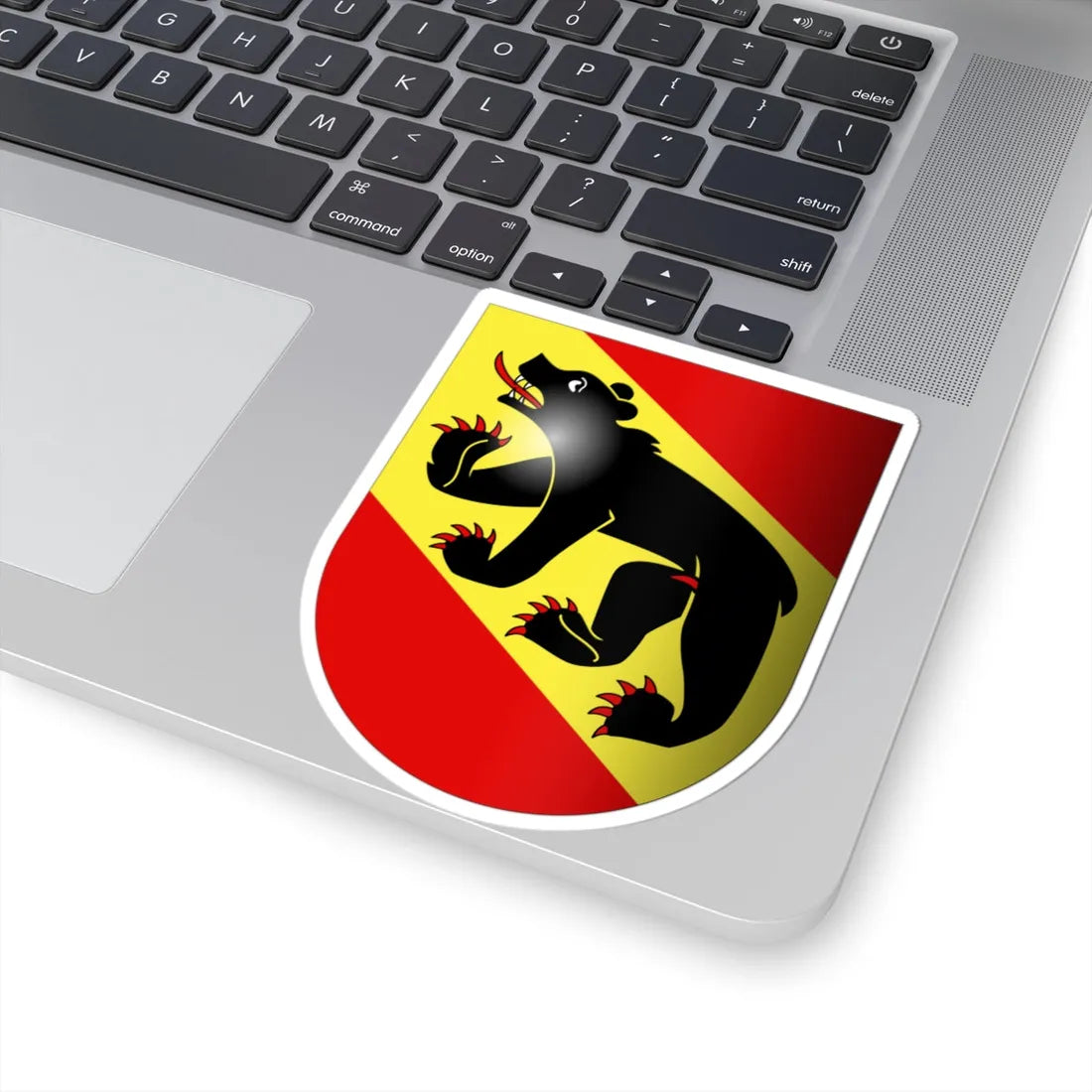 Berne-coat of arms 3d (Switzerland) (Coat of Arms) STICKER Vinyl Kiss-Cut Decal - The Sticker Space