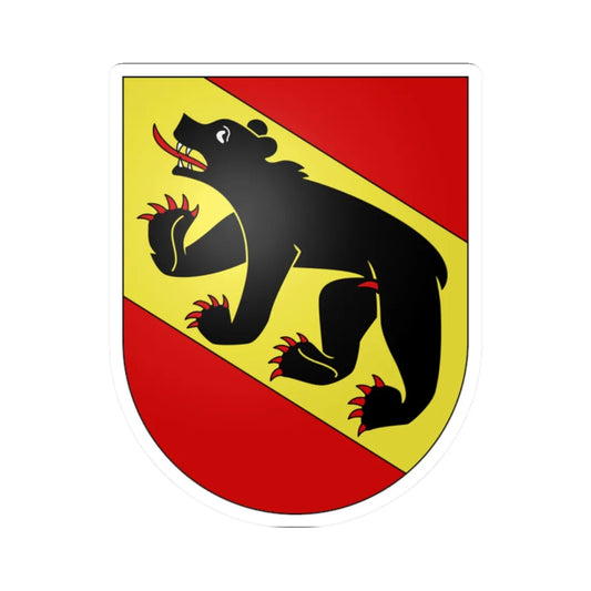 Berne-coat of arms (Switzerland) (Coat of Arms) STICKER Vinyl Kiss-Cut Decal 2 Inch White - The Sticker Space