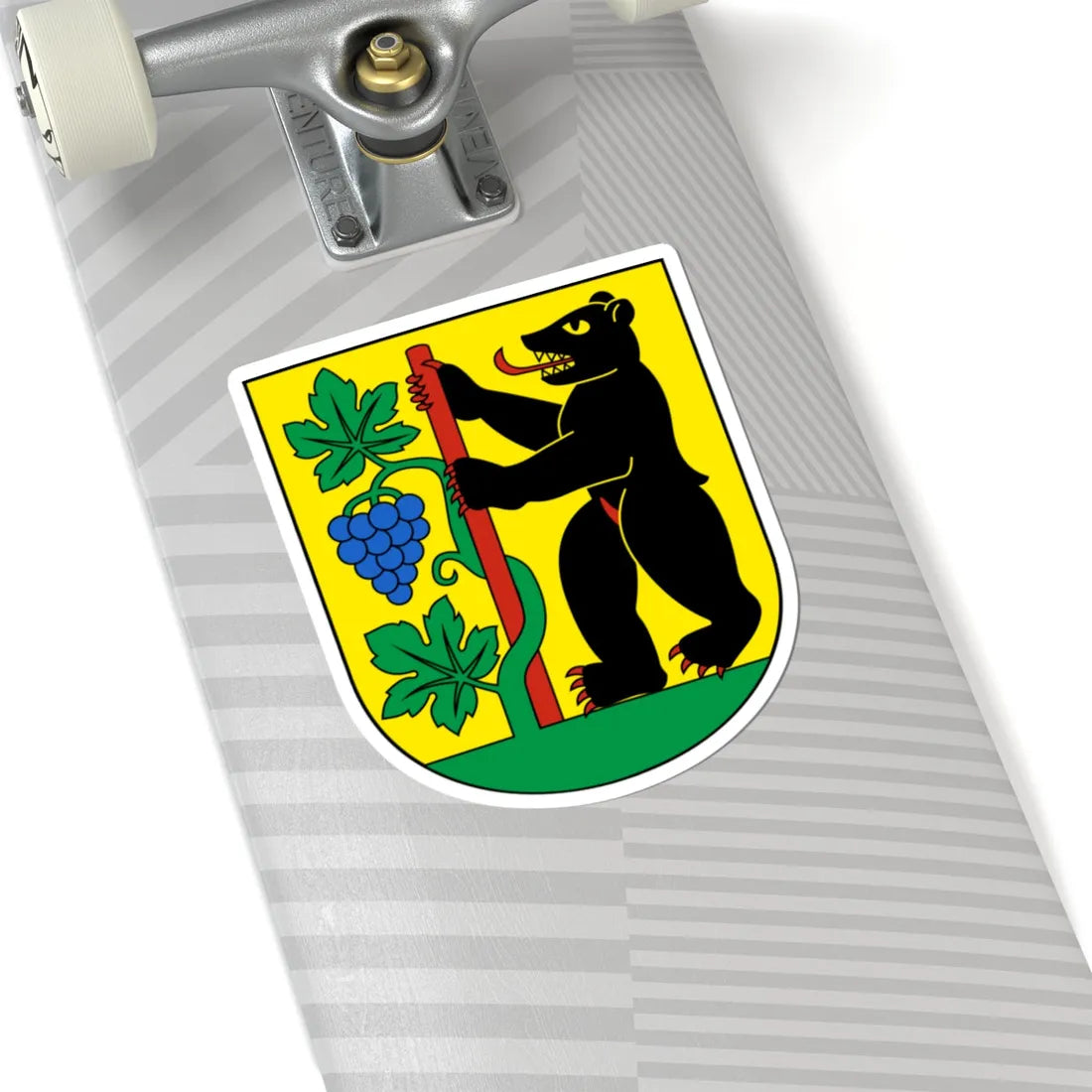 Berneck-blazon (Switzerland) (Coat of Arms) STICKER Vinyl Kiss-Cut Decal - The Sticker Space
