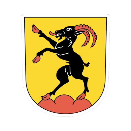 Bernegg coat of arms (Switzerland) (Coat of Arms) STICKER Vinyl Kiss-Cut Decal 2 Inch White - The Sticker Space