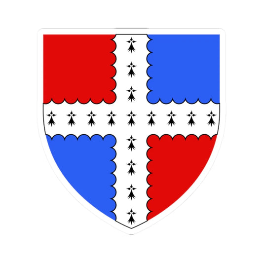 BerneyArms (England) (Coat of Arms) STICKER Vinyl Kiss-Cut Decal 2 Inch White - The Sticker Space