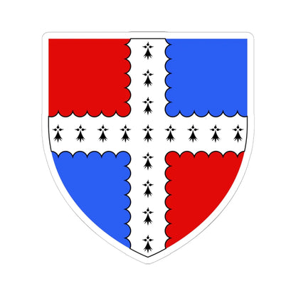 BerneyArms (England) (Coat of Arms) STICKER Vinyl Kiss-Cut Decal 6 Inch White - The Sticker Space