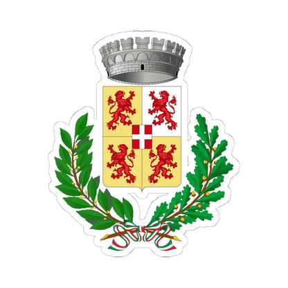 Bernezzo-Stemma (Italy) (Coat of Arms) STICKER Vinyl Kiss-Cut Decal 6 Inch White - The Sticker Space