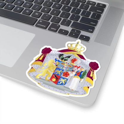 Bernhard der Nederlanden prins van Lippe-Biesterfeld wapen (Netherlands) (Coat of Arms) STICKER Vinyl Kiss-Cut Decal - The Sticker Space