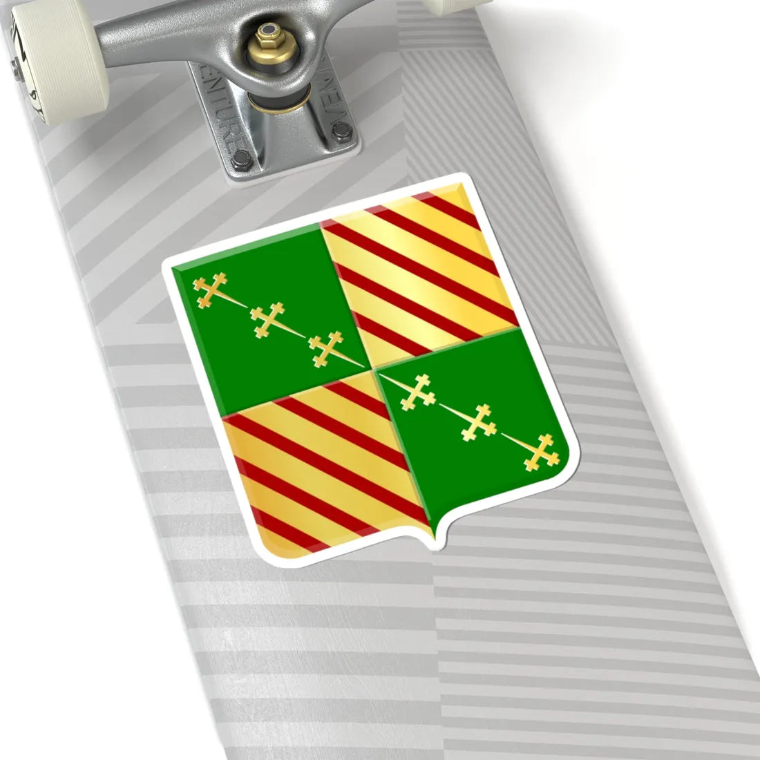 Bernissart wapen (Belgium) (Coat of Arms) STICKER Vinyl Kiss-Cut Decal - The Sticker Space