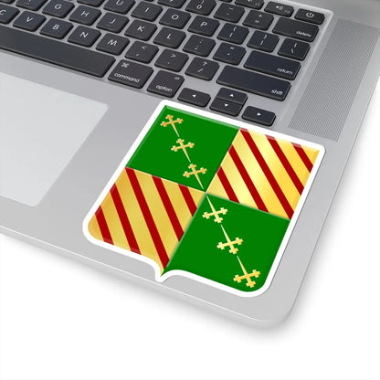 Bernissart wapen (Belgium) (Coat of Arms) STICKER Vinyl Kiss-Cut Decal - The Sticker Space