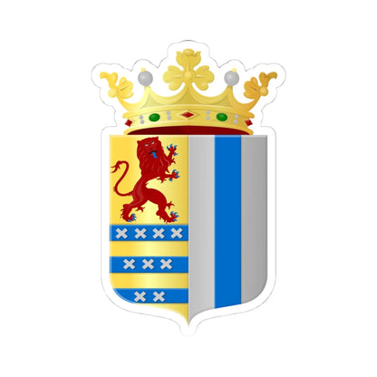 Bernisse wapen (Netherlands) (Coat of Arms) STICKER Vinyl Kiss-Cut Decal 4 Inch White - The Sticker Space