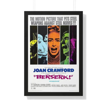 BERSERK 1967 - Framed Movie Poster - The Sticker Space