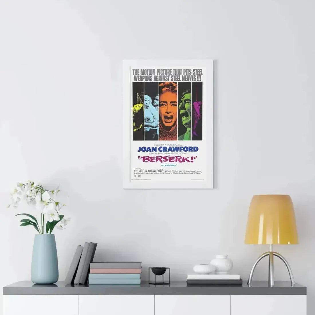 BERSERK 1967 - Framed Movie Poster - The Sticker Space