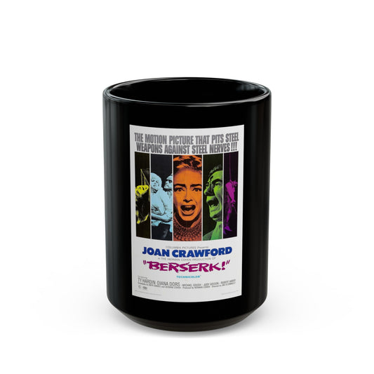 BERSERK 1967 Movie Poster - Black Coffee Mug-15oz-The Sticker Space