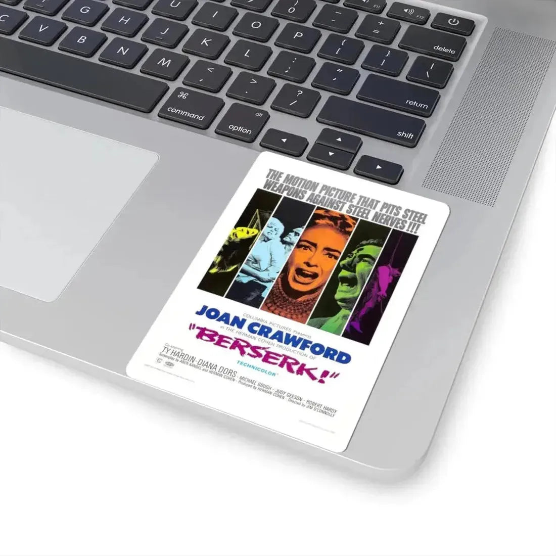 BERSERK 1967 Movie Poster - STICKER Vinyl Kiss-Cut Decal - The Sticker Space