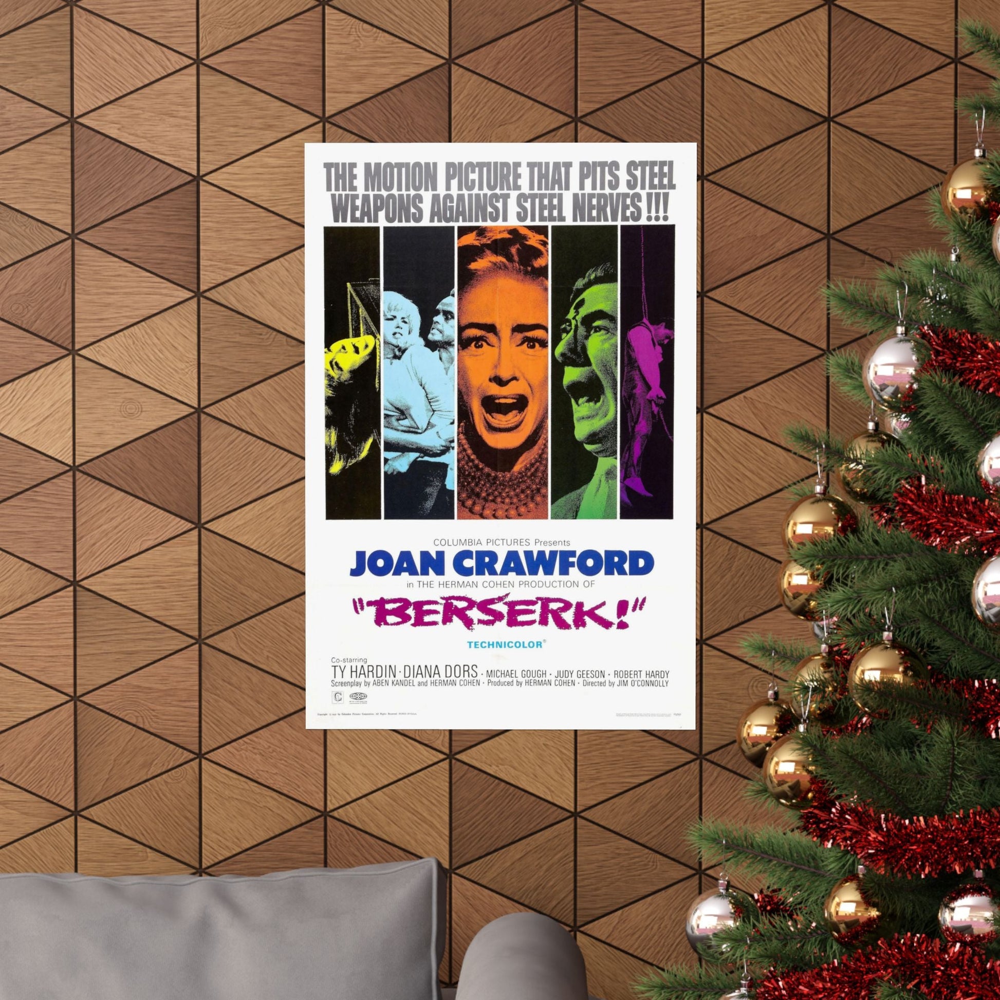 BERSERK 1967 - Paper Movie Poster-The Sticker Space