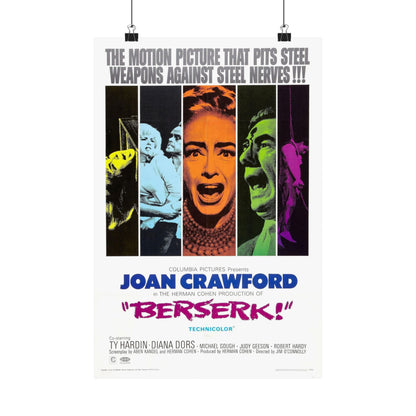 BERSERK 1967 - Paper Movie Poster-12″ x 18″-The Sticker Space