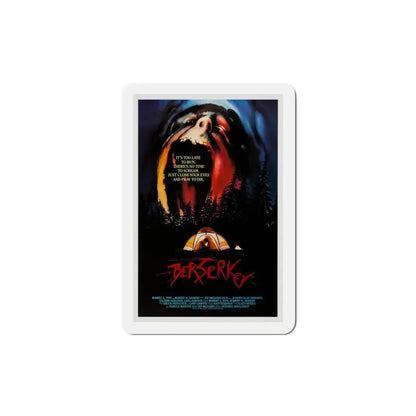 Berserker 1987 Movie Poster Refrigerator Magnet 4 Inch - The Sticker Space