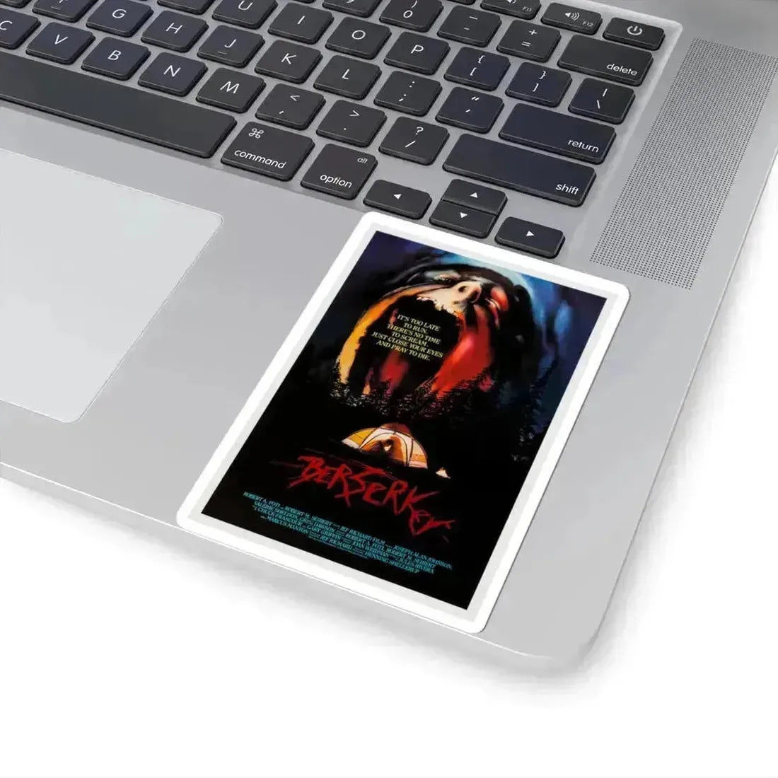 Berserker 1987 Movie Poster - STICKER Vinyl Kiss-Cut Decal - The Sticker Space