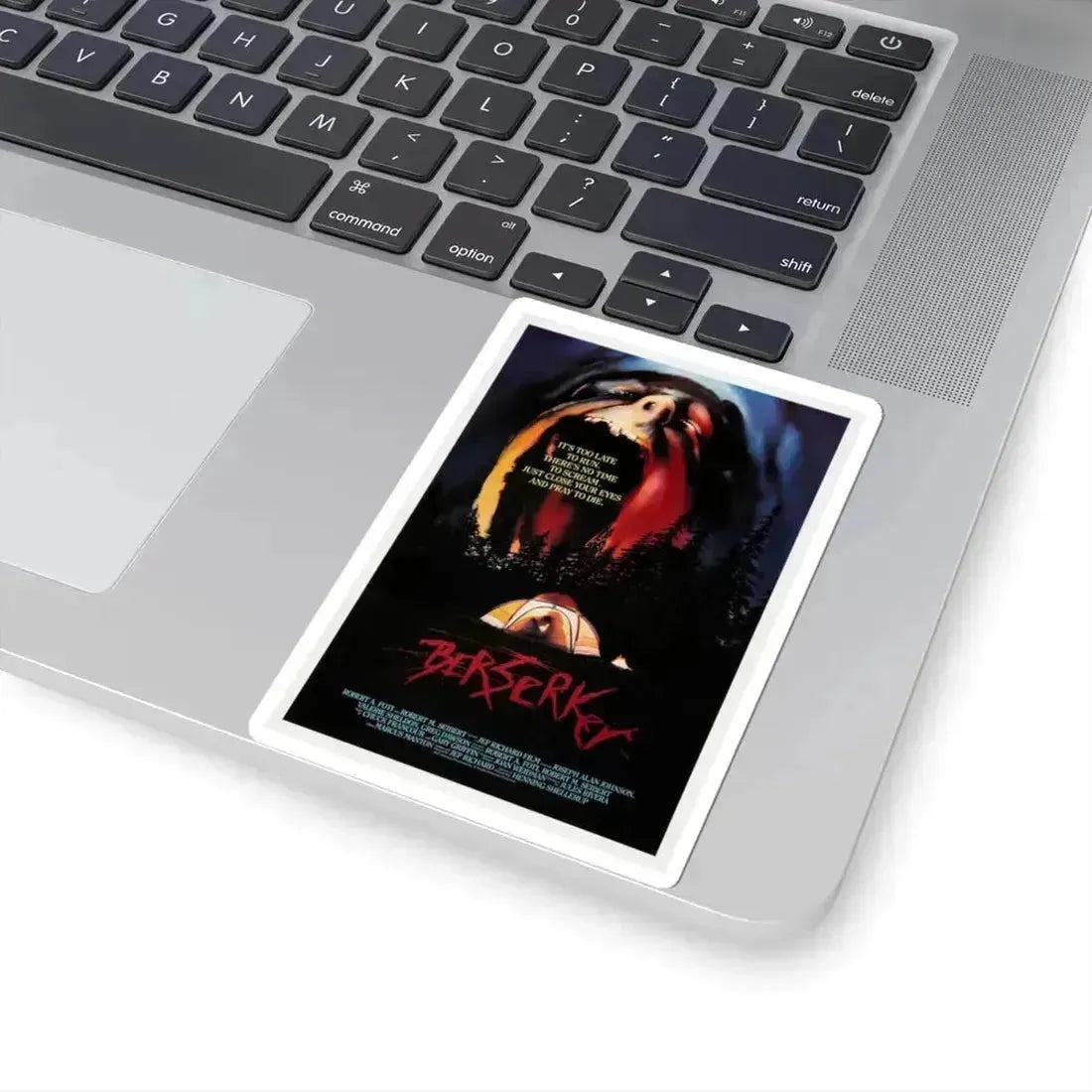 BERSERKER 1987 Movie Poster - STICKER Vinyl Kiss-Cut Decal - The Sticker Space