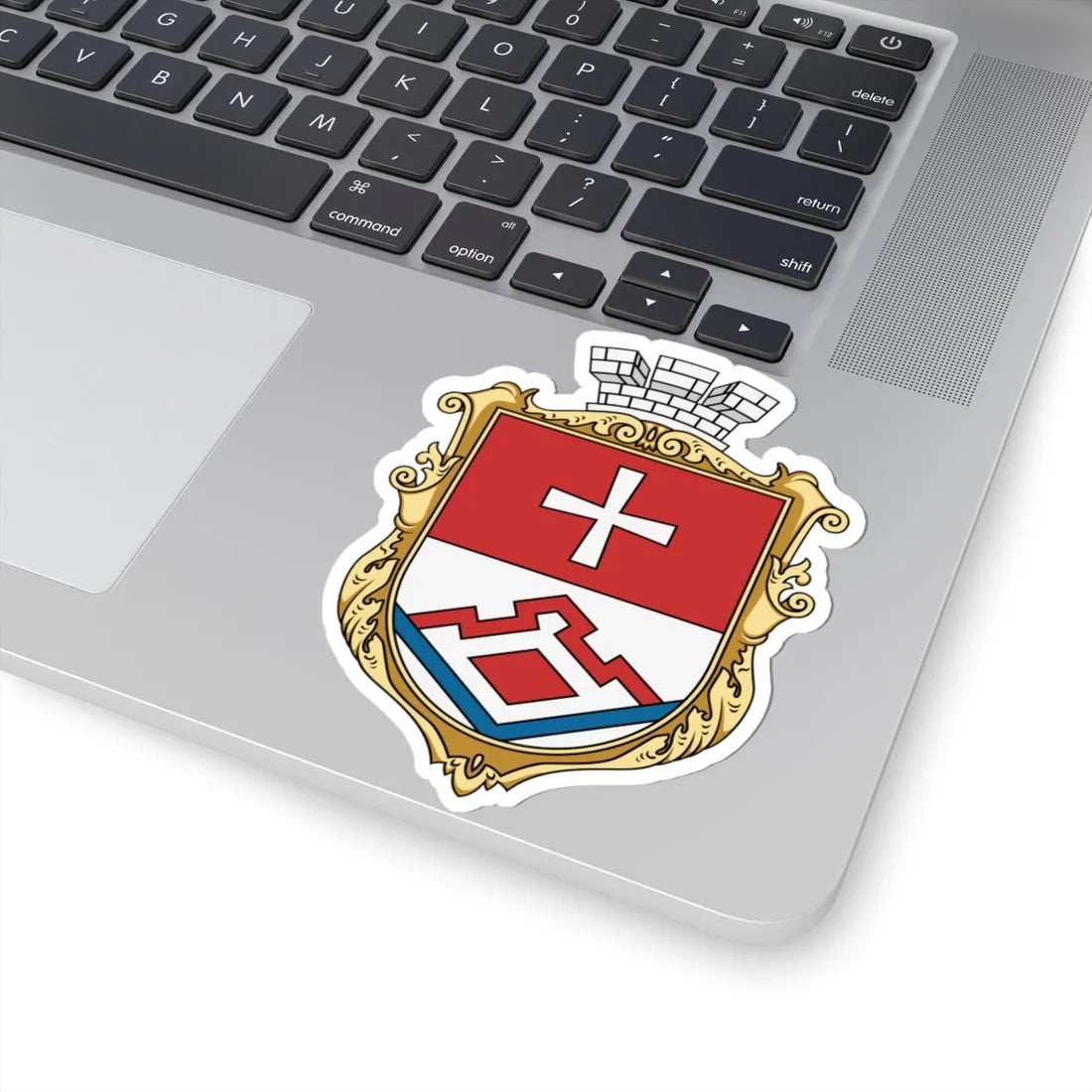 Bershad coat of arms UHT (Ukraine) (Coat of Arms) STICKER Vinyl Kiss-Cut Decal - The Sticker Space