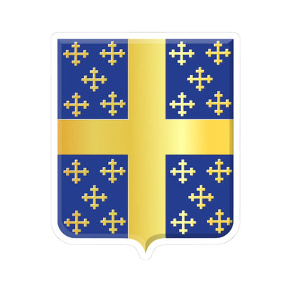 Bertogne wapen (Belgium) (Coat of Arms) STICKER Vinyl Kiss-Cut Decal 3 Inch White - The Sticker Space