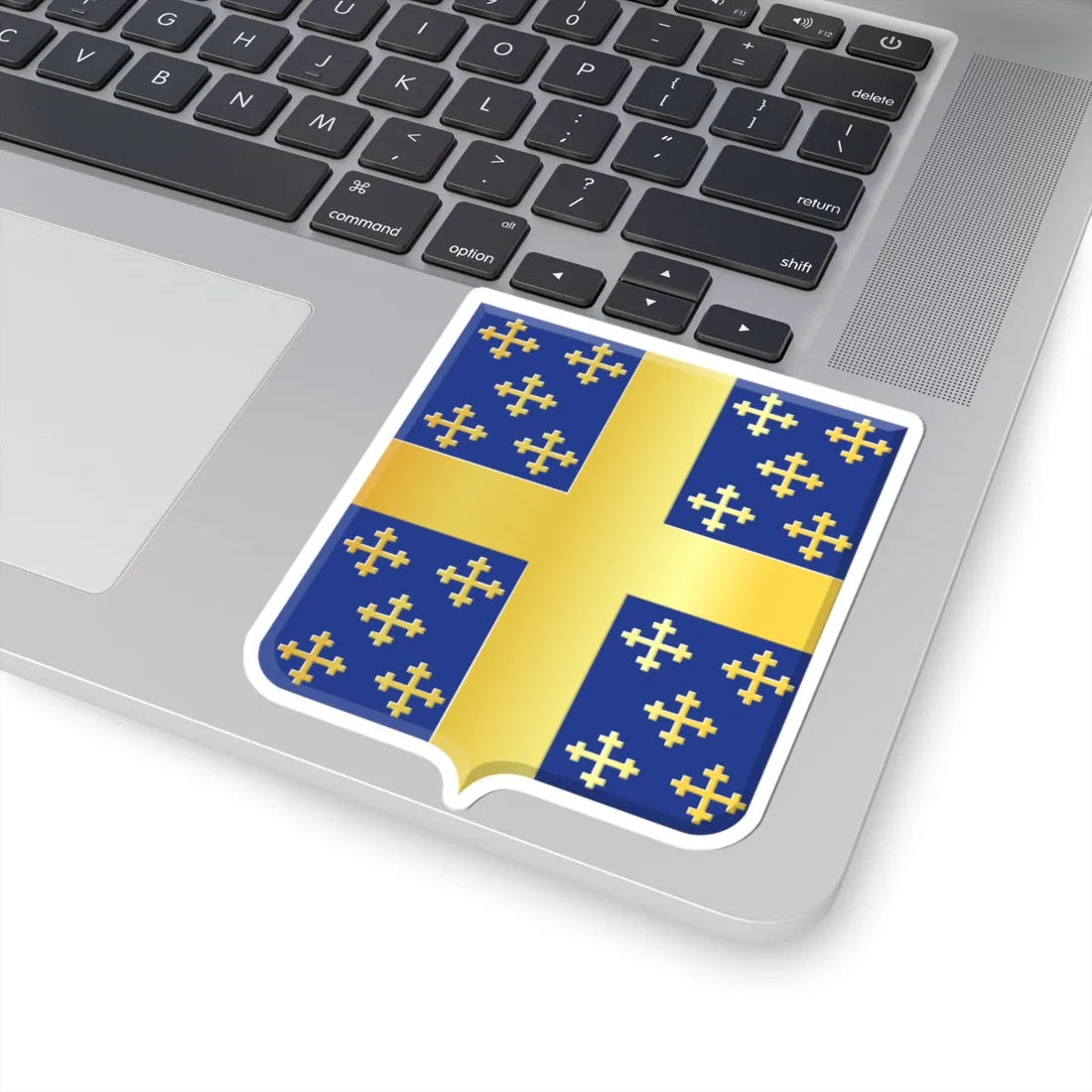 Bertogne wapen (Belgium) (Coat of Arms) STICKER Vinyl Kiss-Cut Decal - The Sticker Space