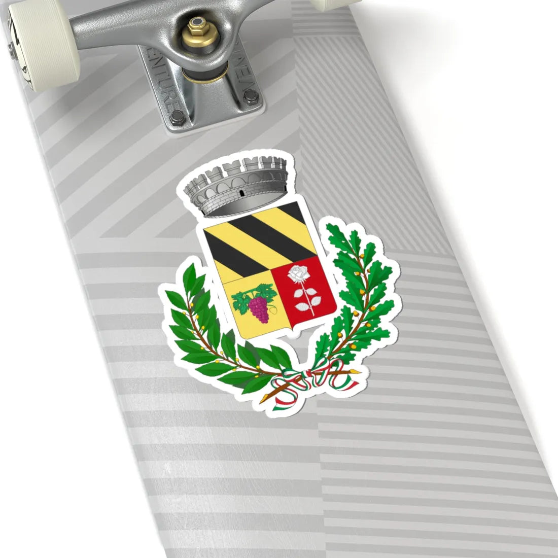 Berzano di Tortona-Stemma (Italy) (Coat of Arms) STICKER Vinyl Kiss-Cut Decal - The Sticker Space