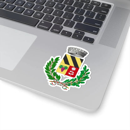 Berzano di Tortona-Stemma (Italy) (Coat of Arms) STICKER Vinyl Kiss-Cut Decal - The Sticker Space