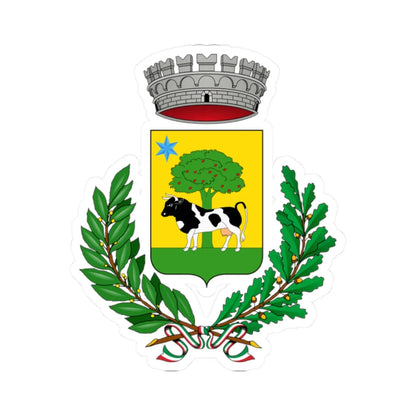 Berzo San Fermo-Stemma (Italy) (Coat of Arms) STICKER Vinyl Kiss-Cut Decal 2 Inch White - The Sticker Space