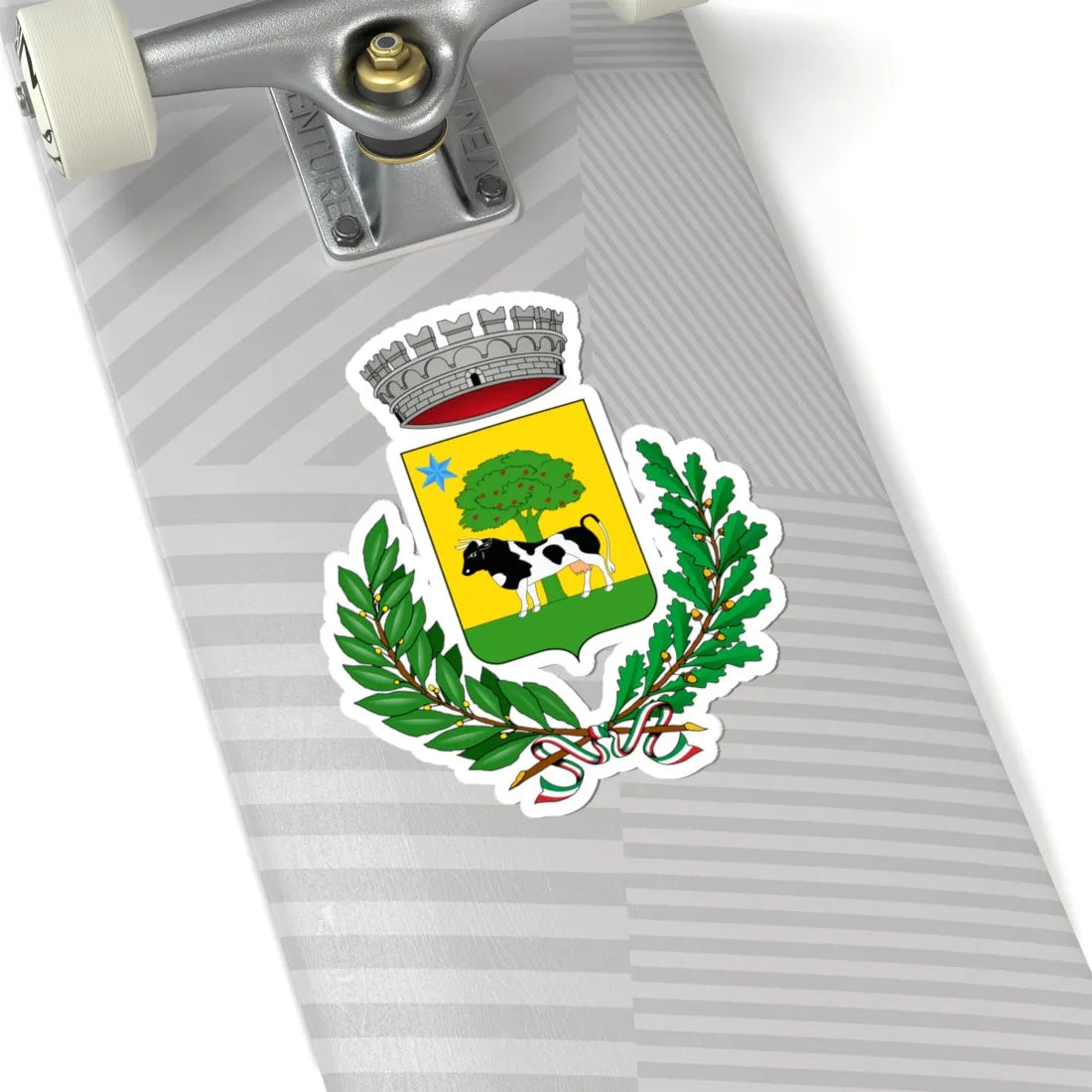 Berzo San Fermo-Stemma (Italy) (Coat of Arms) STICKER Vinyl Kiss-Cut Decal - The Sticker Space