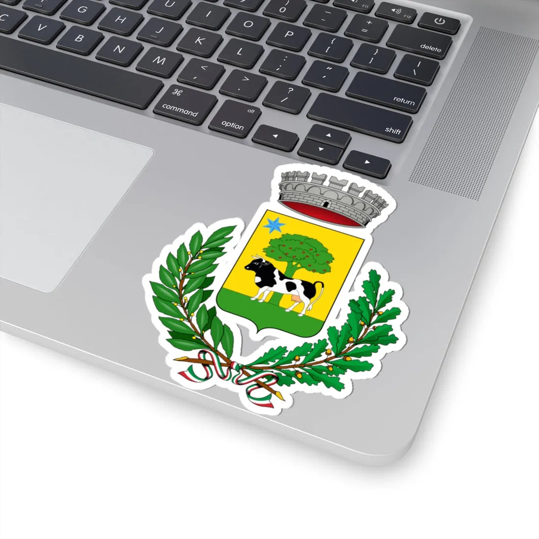 Berzo San Fermo-Stemma (Italy) (Coat of Arms) STICKER Vinyl Kiss-Cut Decal - The Sticker Space