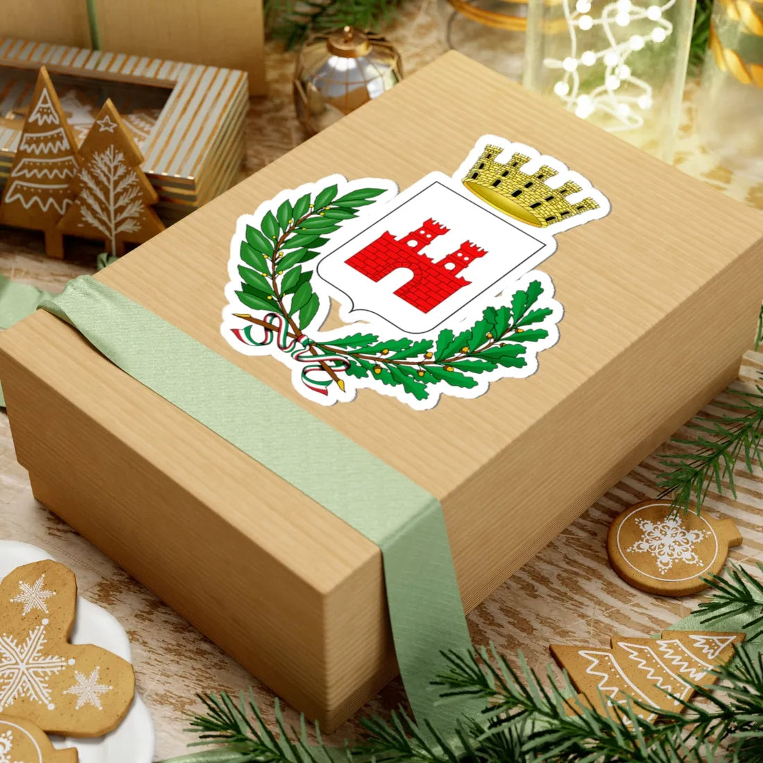 Besana in Brianza-Stemma (Italy) (Coat of Arms) STICKER Vinyl Kiss-Cut Decal - The Sticker Space