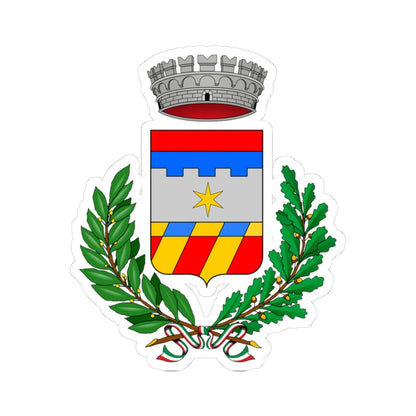 Besano-Stemma (Italy) (Coat of Arms) STICKER Vinyl Kiss-Cut Decal 3 Inch White - The Sticker Space