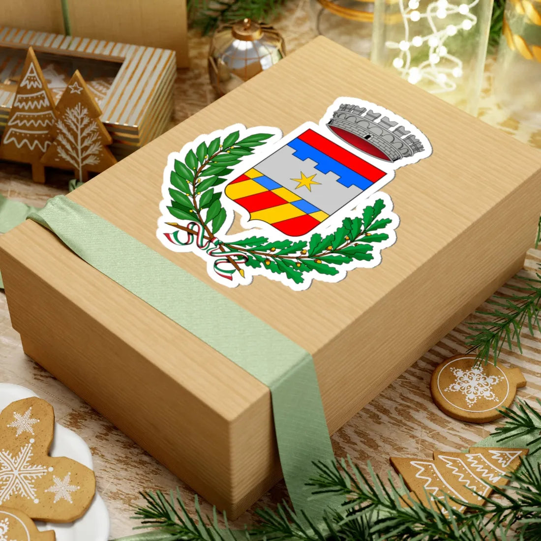 Besano-Stemma (Italy) (Coat of Arms) STICKER Vinyl Kiss-Cut Decal - The Sticker Space