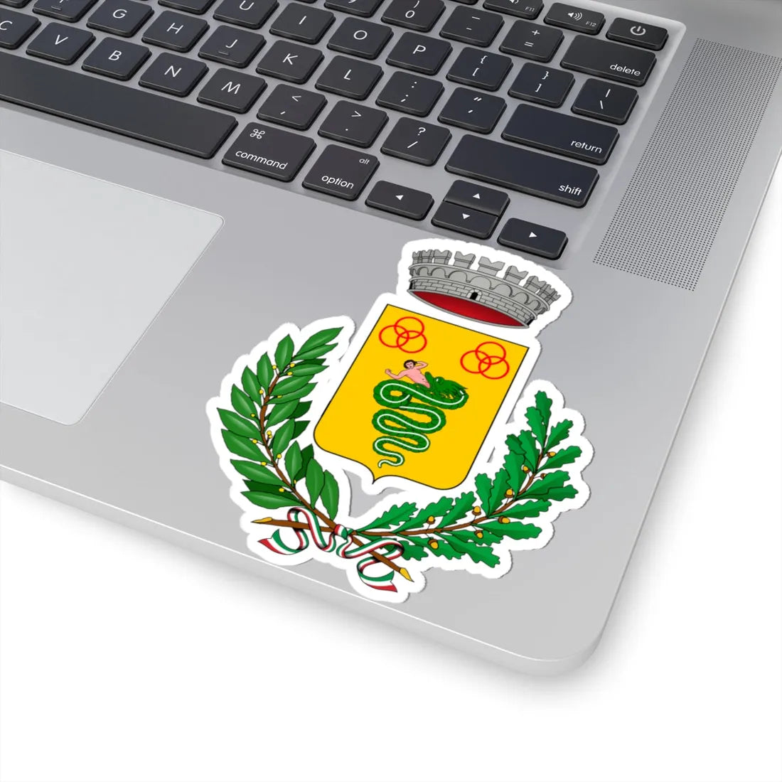 Besnate-Stemma (Italy) (Coat of Arms) STICKER Vinyl Kiss-Cut Decal - The Sticker Space