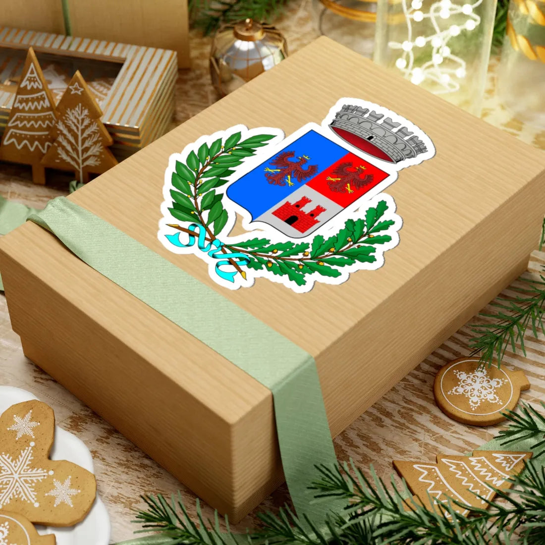 Besozzo-Stemma (Italy) (Coat of Arms) STICKER Vinyl Kiss-Cut Decal - The Sticker Space