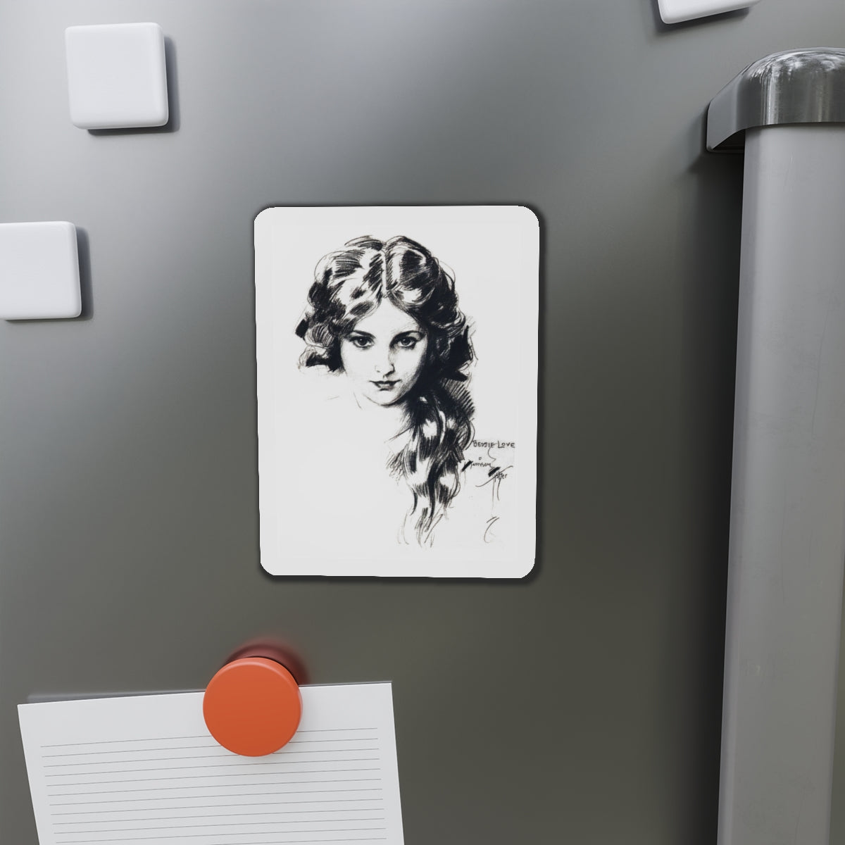 Bessie Love, Screenland, April 1922 (Magazine Illustration) Refrigerator Magnet-The Sticker Space