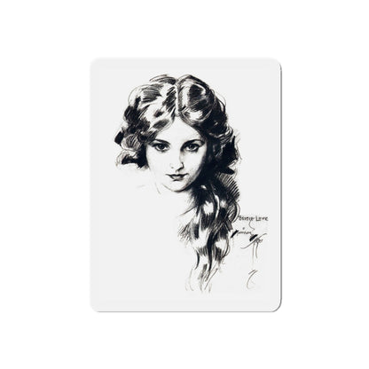 Bessie Love, Screenland, April 1922 (Magazine Illustration) Refrigerator Magnet-4" x 4"-The Sticker Space