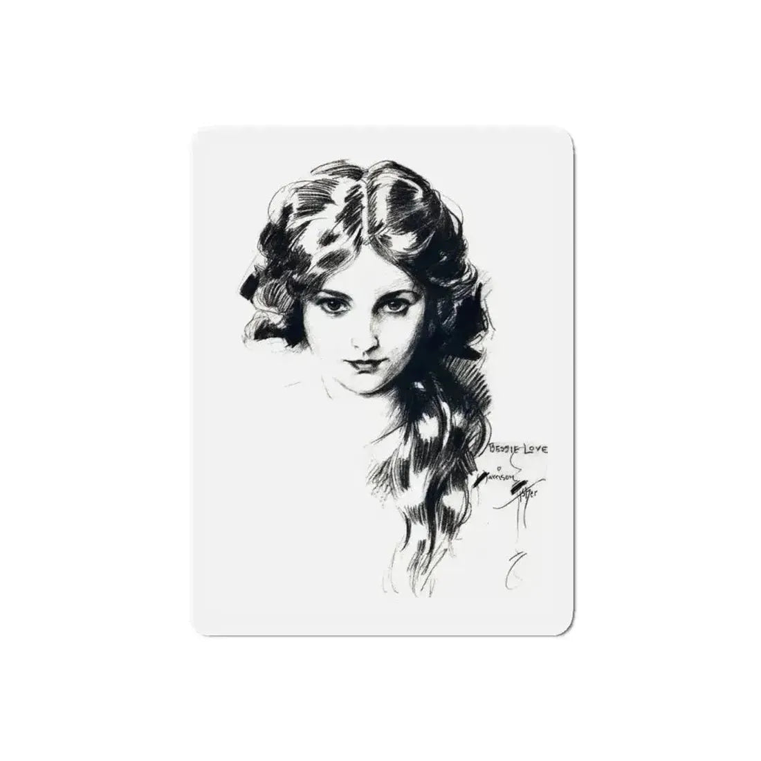 Bessie Love, Screenland, April 1922 (Magazine Illustration) Refrigerator Magnet - The Sticker Space