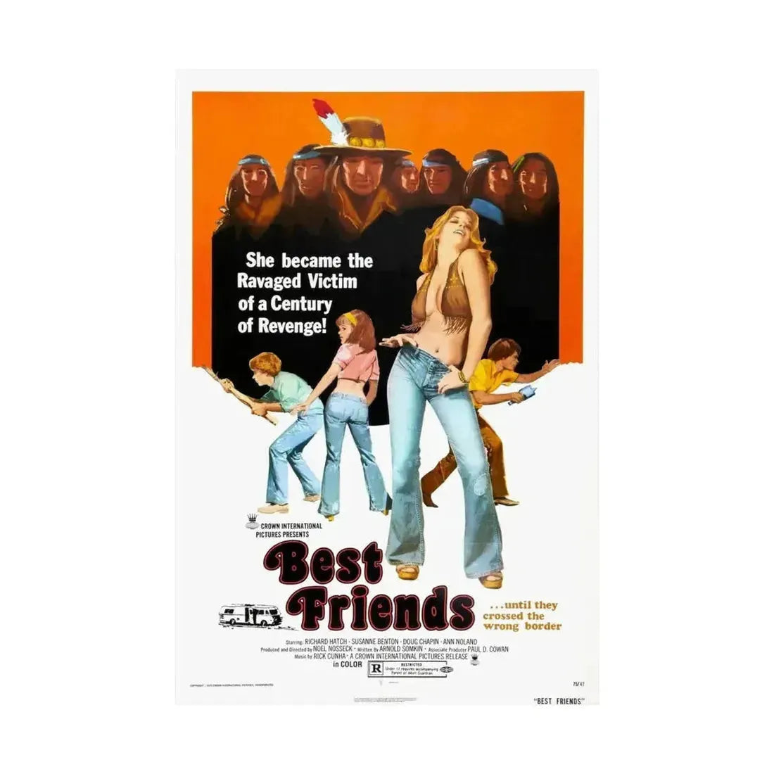 BEST FRIENDS 1982 - Paper Movie Poster - The Sticker Space